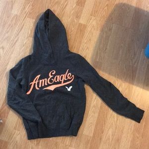 Dark grey hoodie